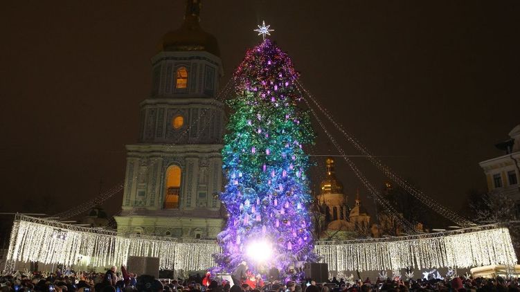 Главная елка Украины 2019. Фото с сайта tsn.ua