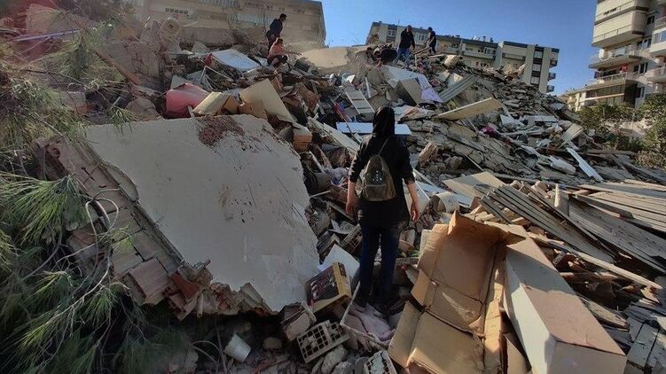 Последствия землетрясения в Турции 30 октября