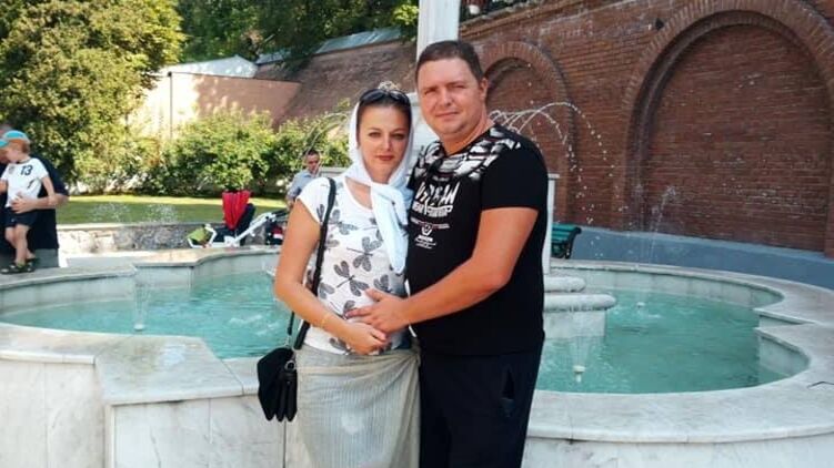 Сергей Козачек, которому пересадили сердце от донора, и его супруга Валерия. Фото: Фейсбук 