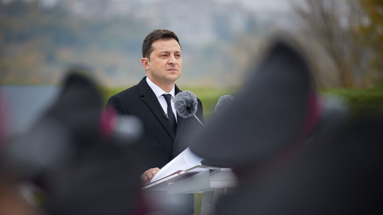 Президент Владимир Зеленский считает, что может противостоять требованиям Запада, фото: president.gov.ua