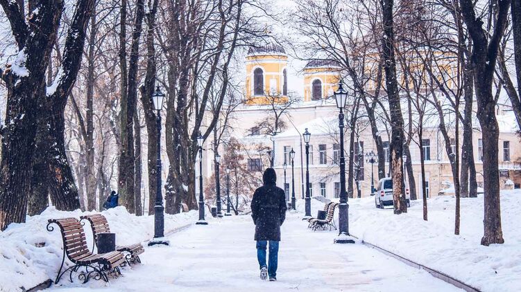 Фото зимнего города