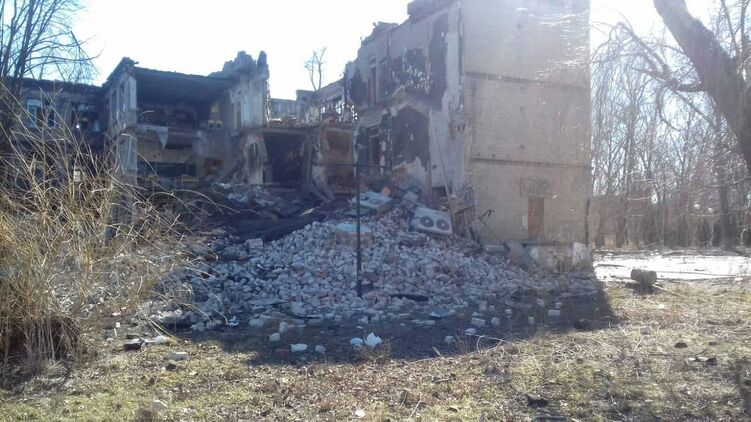 Последствия удара по Авдеевке в Донецкой области