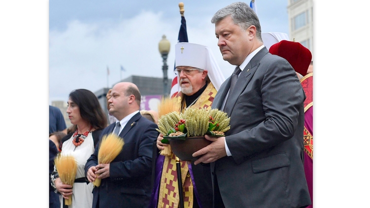 Петр Порошенко во время визита в США, фото: facebook.com