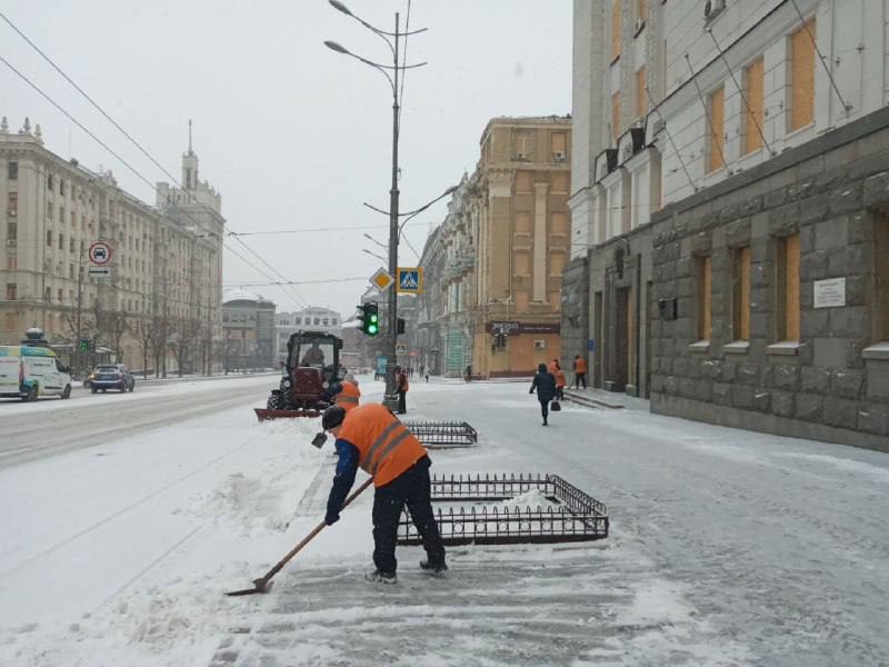уборка снега в Харькове