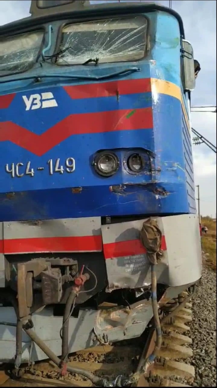 В ДТП пострадал локомотив