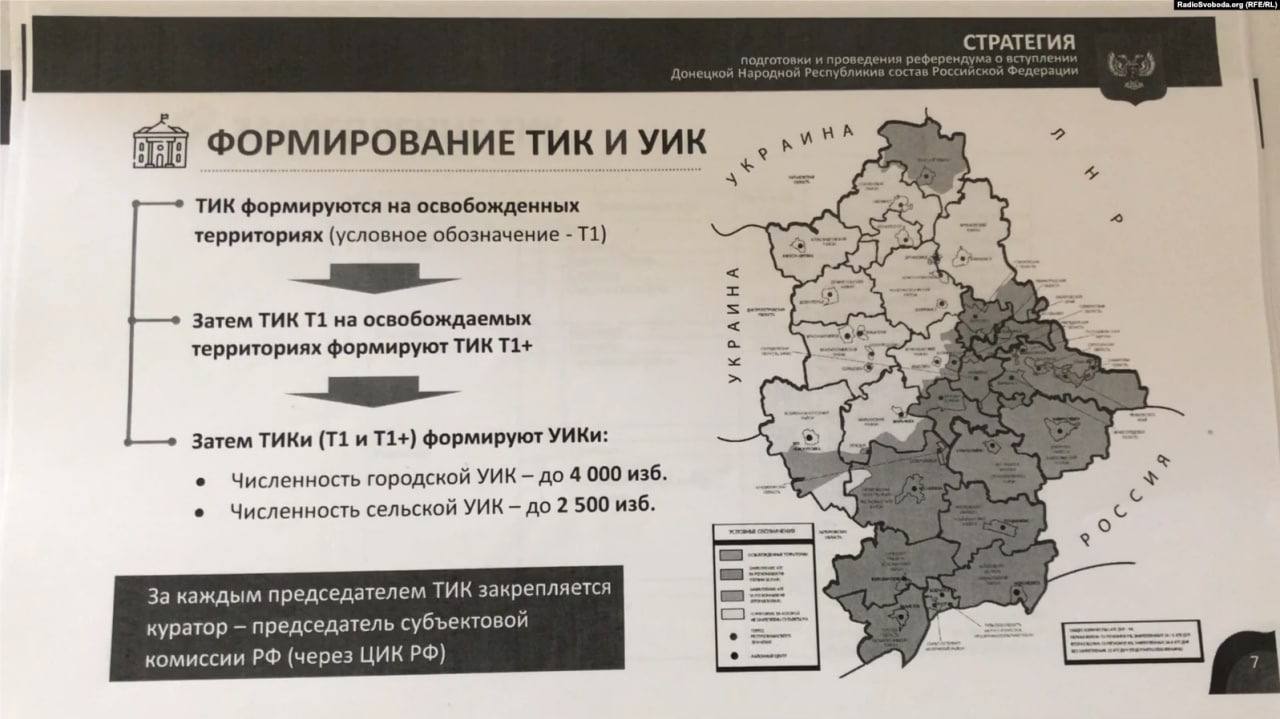 На Донбассе планируют провести "референдум" с результатом 70% за присоединение к России