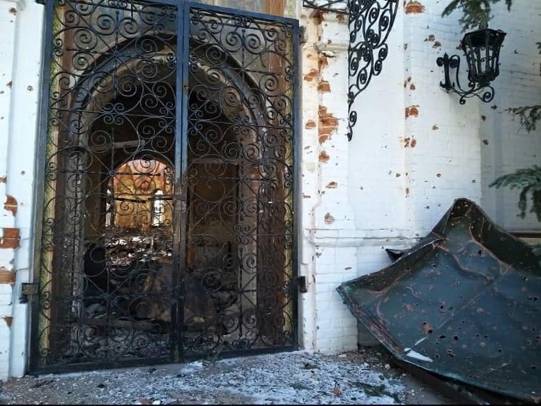 Поврежденные храмы Донецкой области