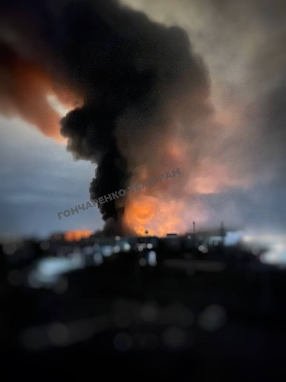 Пожар в ТЦ Одессы