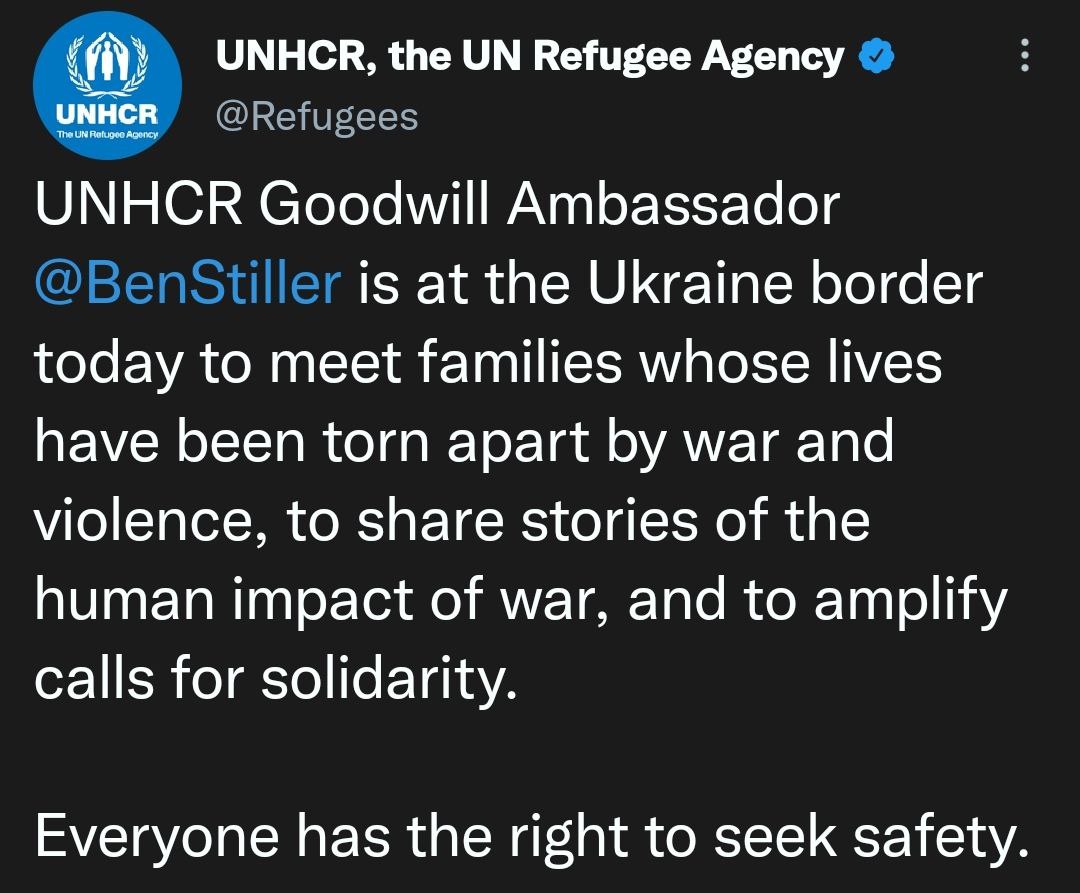Скриншот из Твиттера ООН
