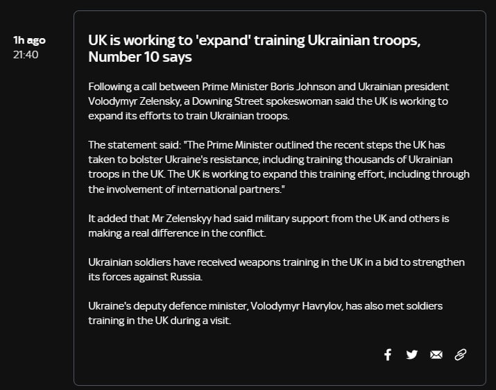 Специалисты из разных стран будут тренировать в Британии украинских военных