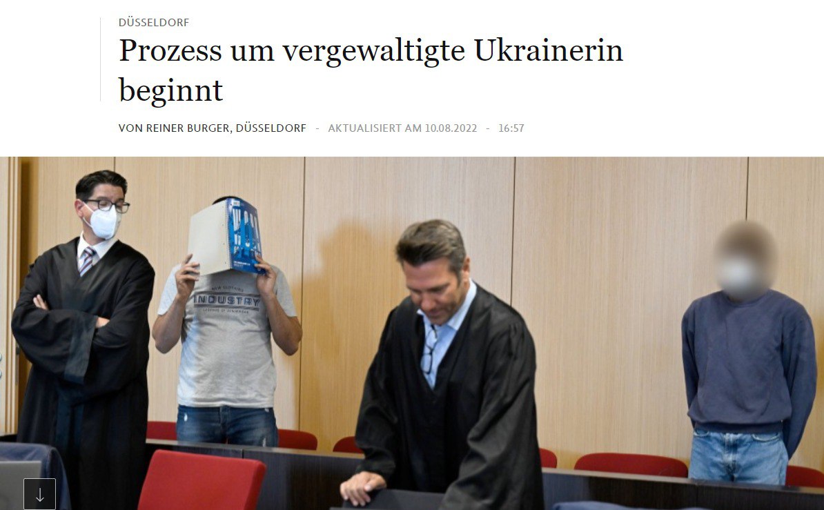 Скриншот с Frankfurter Allgemeine Zeitung
