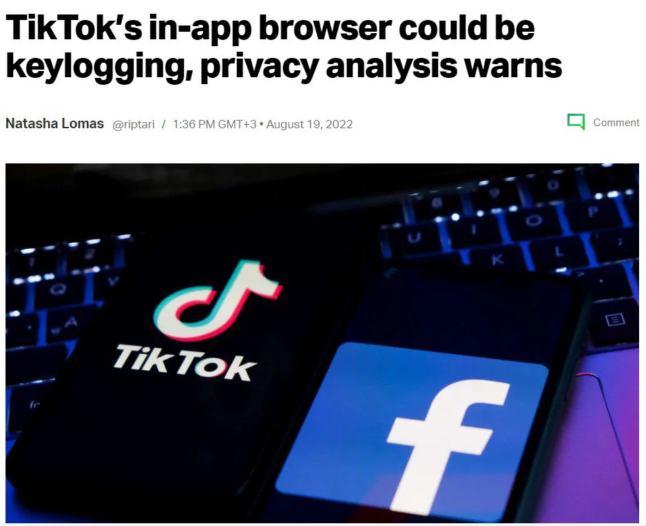 TikTok может отслеживать действия пользователей айфонов