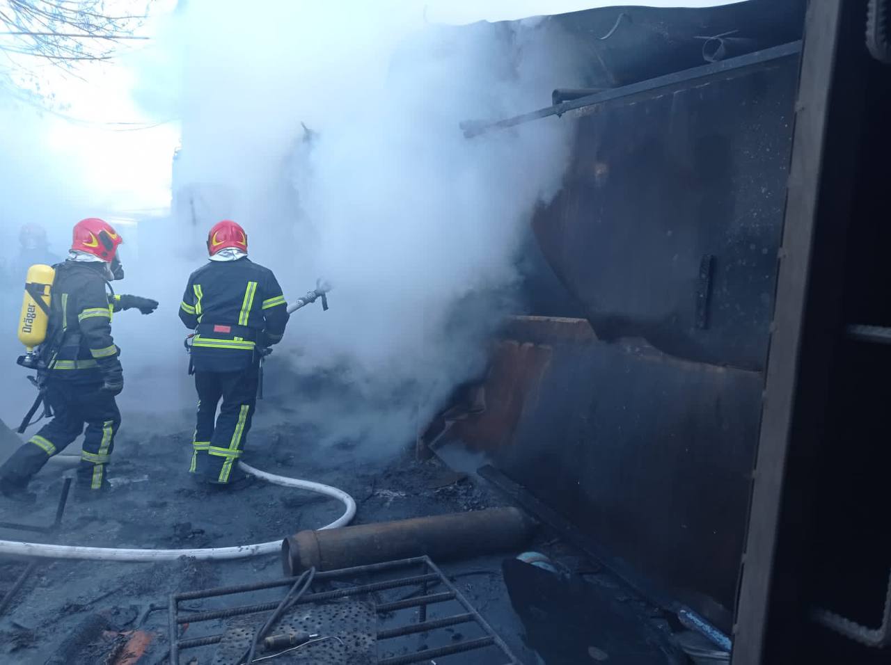 В Голосеевском районе Киева пожар 28 февраля