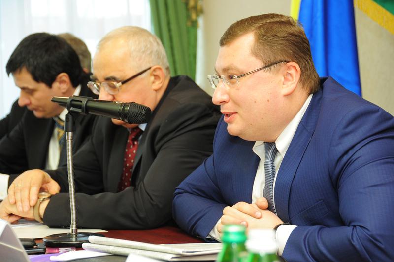Алексей Днепров на совещании с ректорами вузов в 2015 году