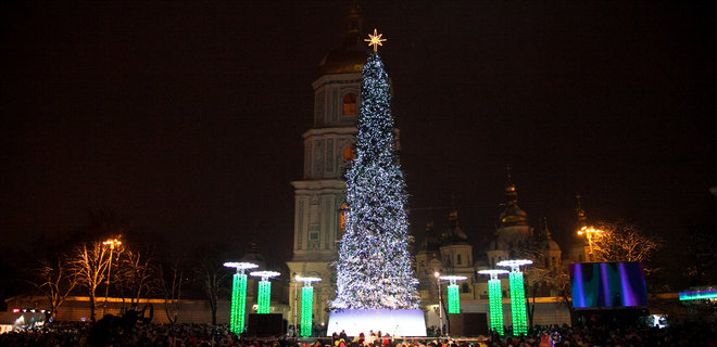 елка в Киеве