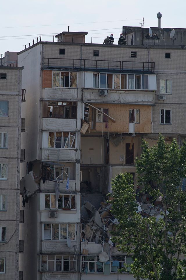 взрыв дома в Киеве