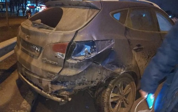разбитый автомобиль Игоря Черняка