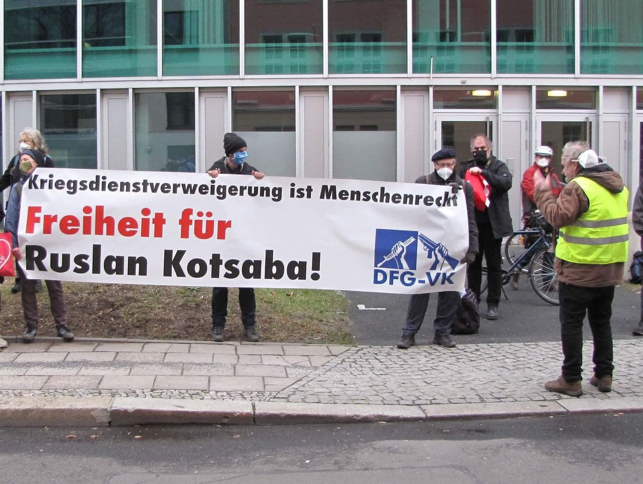 Акция в поддержку Коцабы в Берлине