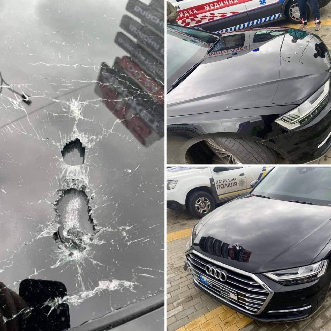 Появилось фото автомобиля Сергея Шефира после покушения