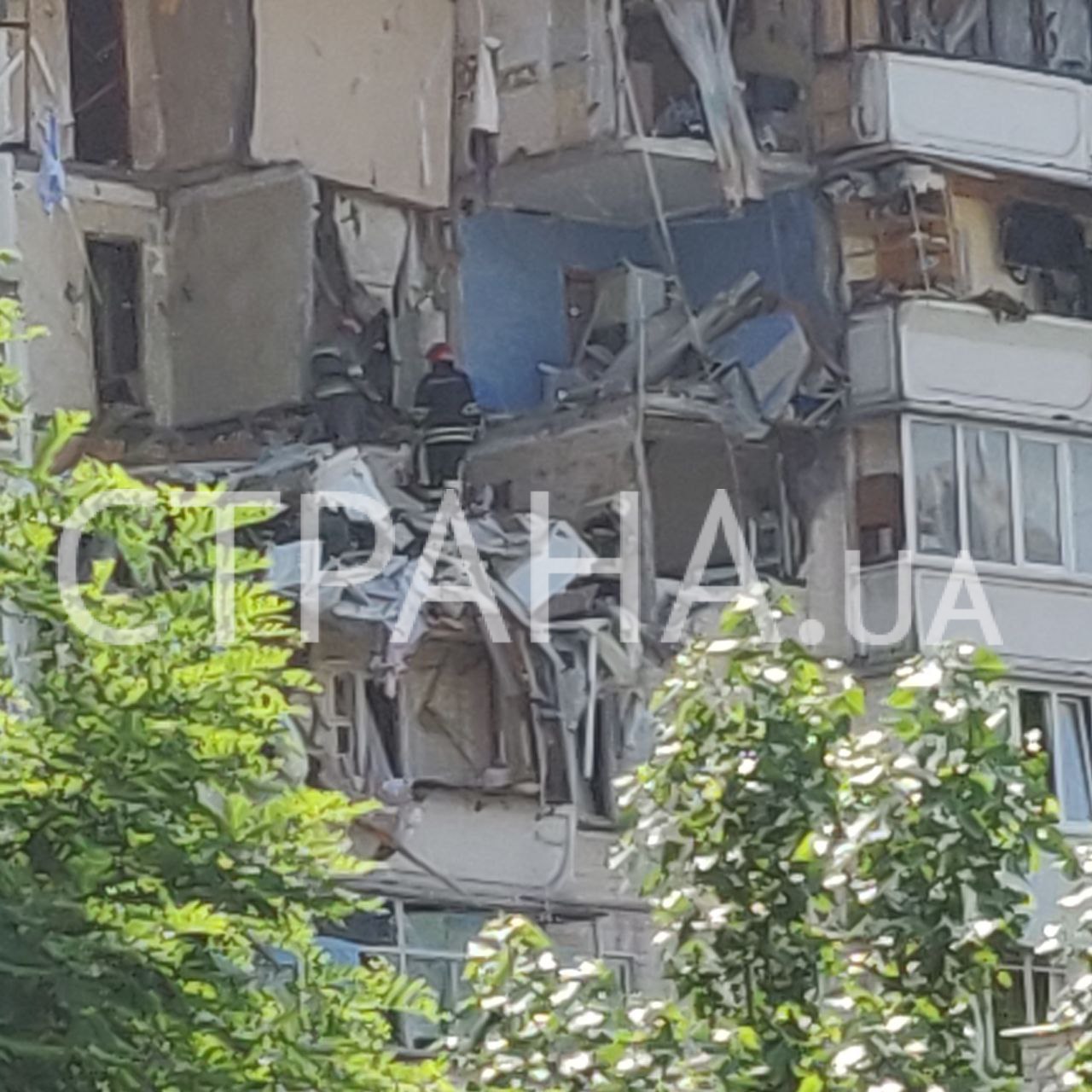 взрыв дома в Киеве