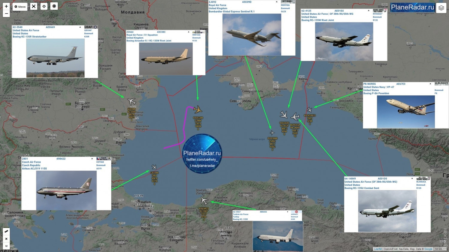 самолеты НАТО в Украине