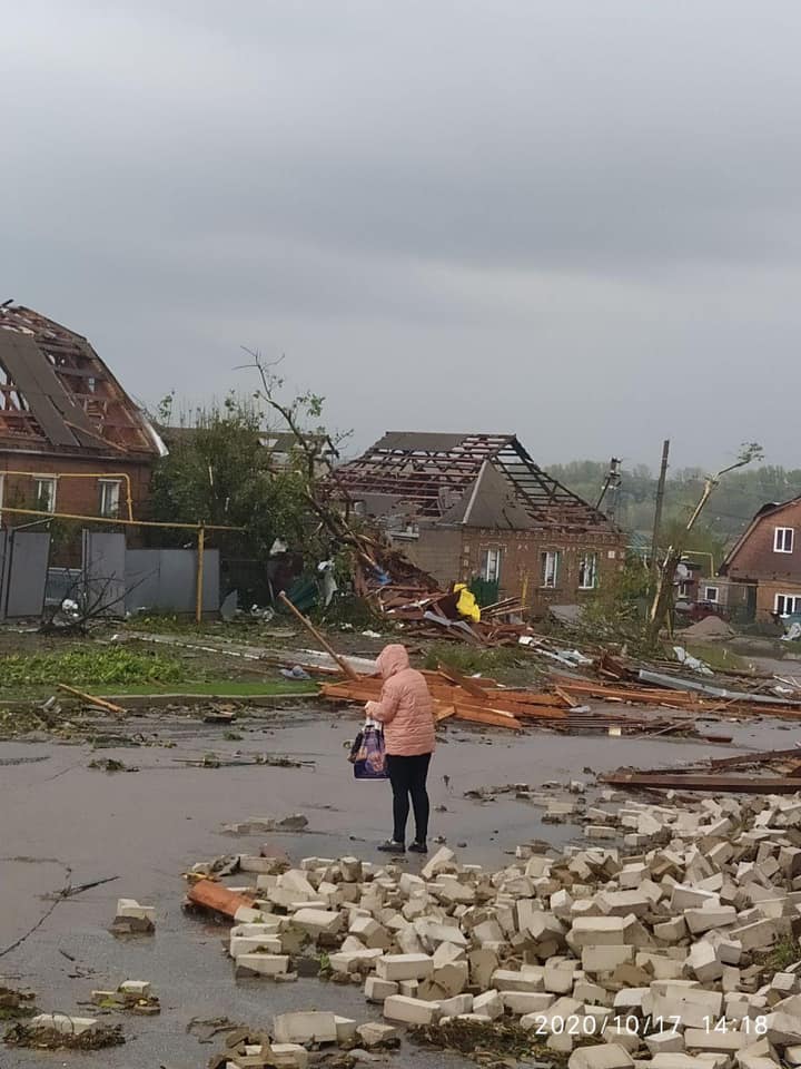 Фото последствий урагана в Кропивницком. Назаренко в Facebook