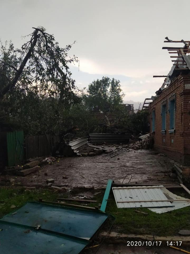 Фото последствий урагана в Кропивницком. Назаренко в Facebook