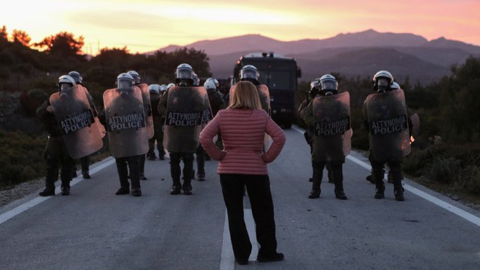 Протесты в Греции. Фото: twitter.com