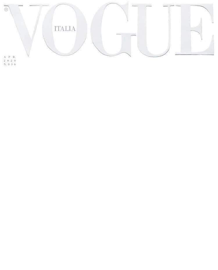 Обложка апрельского журнала Vogue 
