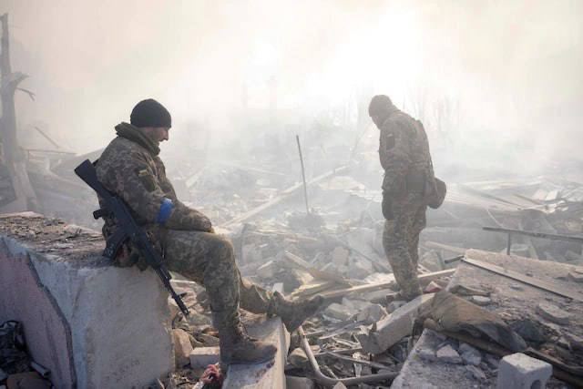  Ракетный удар по казармам в Николаеве. Фото: expressen.se, Николас Хаммарстрем