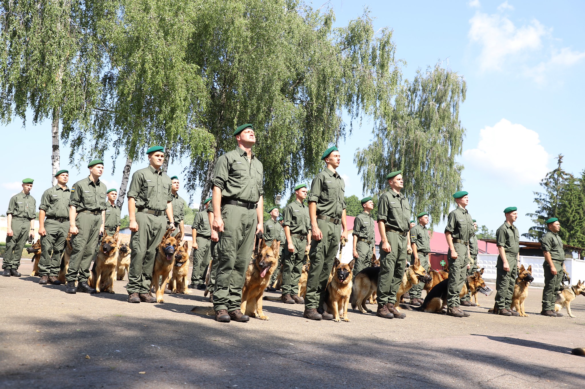 В параде к 30-летию Независимости будут участвовать собаки, которые помогают пограничникам искать наркотики