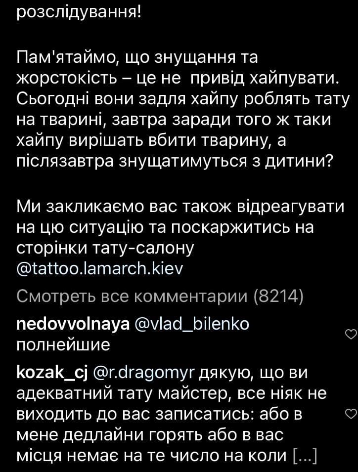 Киевский тату салон в Киеве решил набить татуировку на свинье 