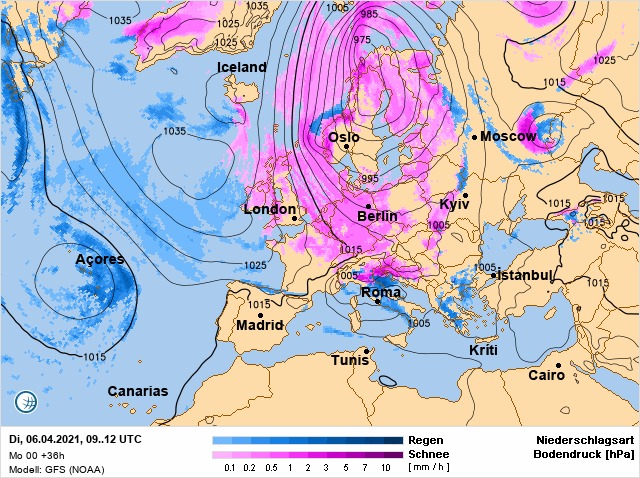 Прогноз погоды в Украине на 6 апреля от синоптика Натальи Диденко 