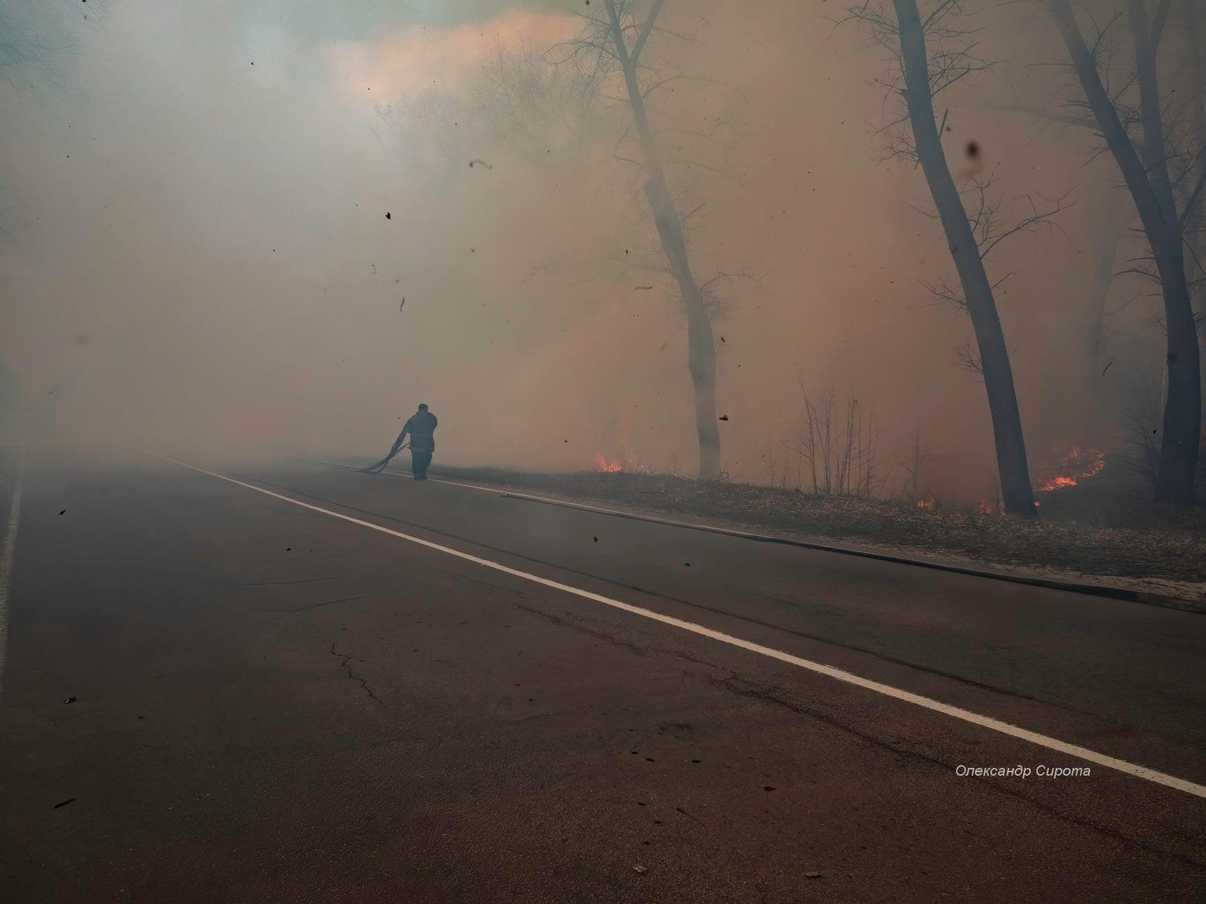 Как помочь пожарникам минимизировать лесные возгорания. Фото: Facebook / Чернобыльский заповедник
