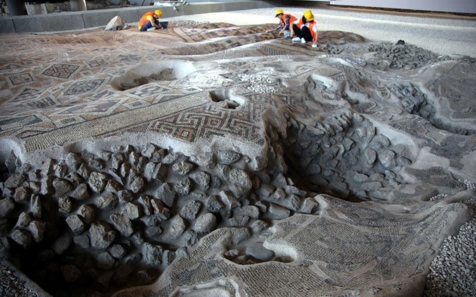 В Турции разрушена самая большая Римская мозаика. Фото: Facebook / Ассоциация археологии и наследия
