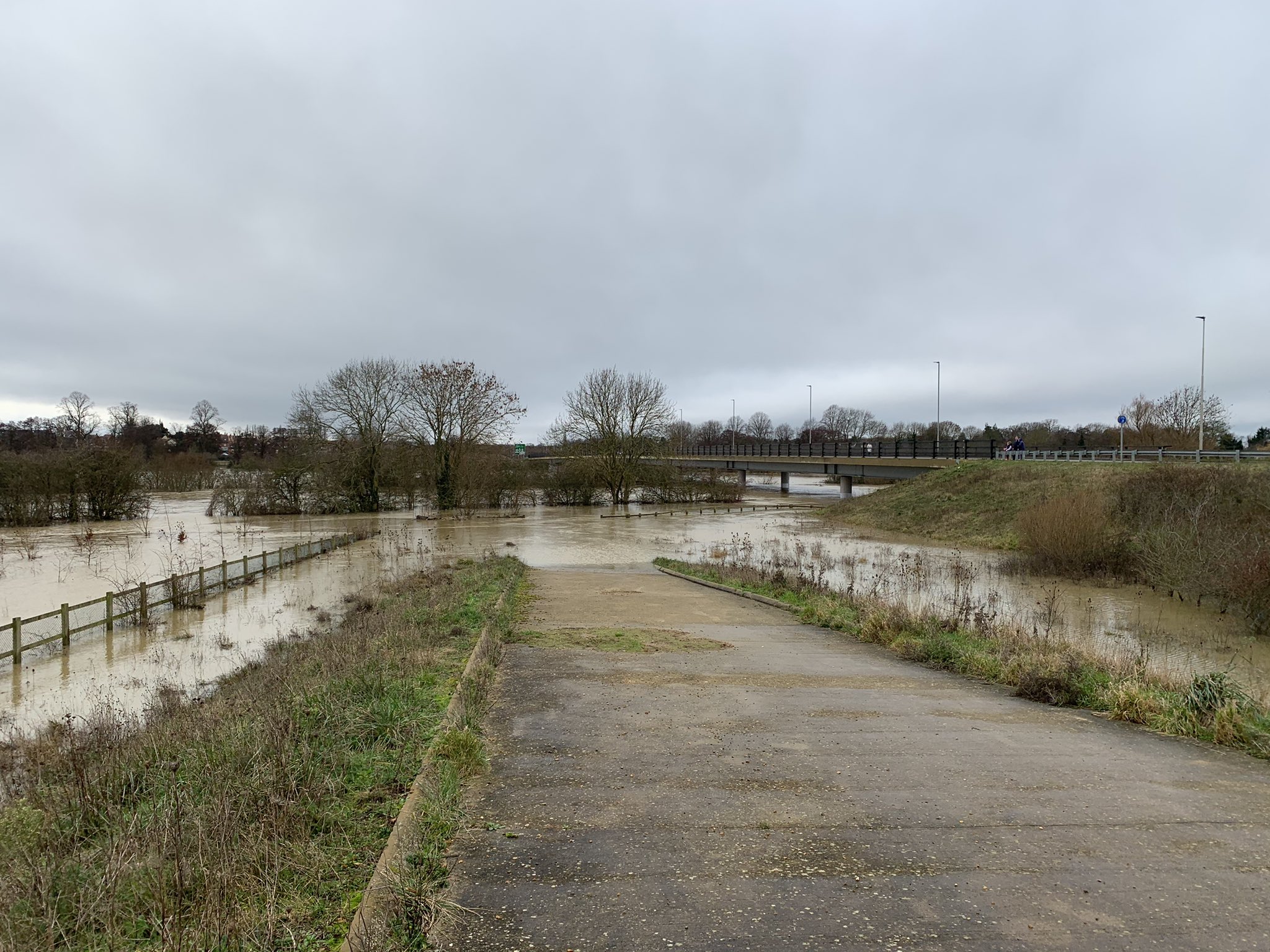 Наводнение в Британии. Фото: Twitter