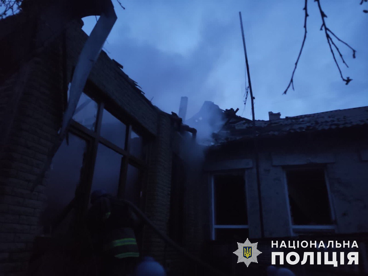 Последствия вражеского обстрела Донецкой области
