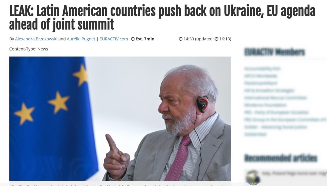 Вопрос Украины вызвал раздор между странами-участницами саммита латиноамериканских и карибских государств