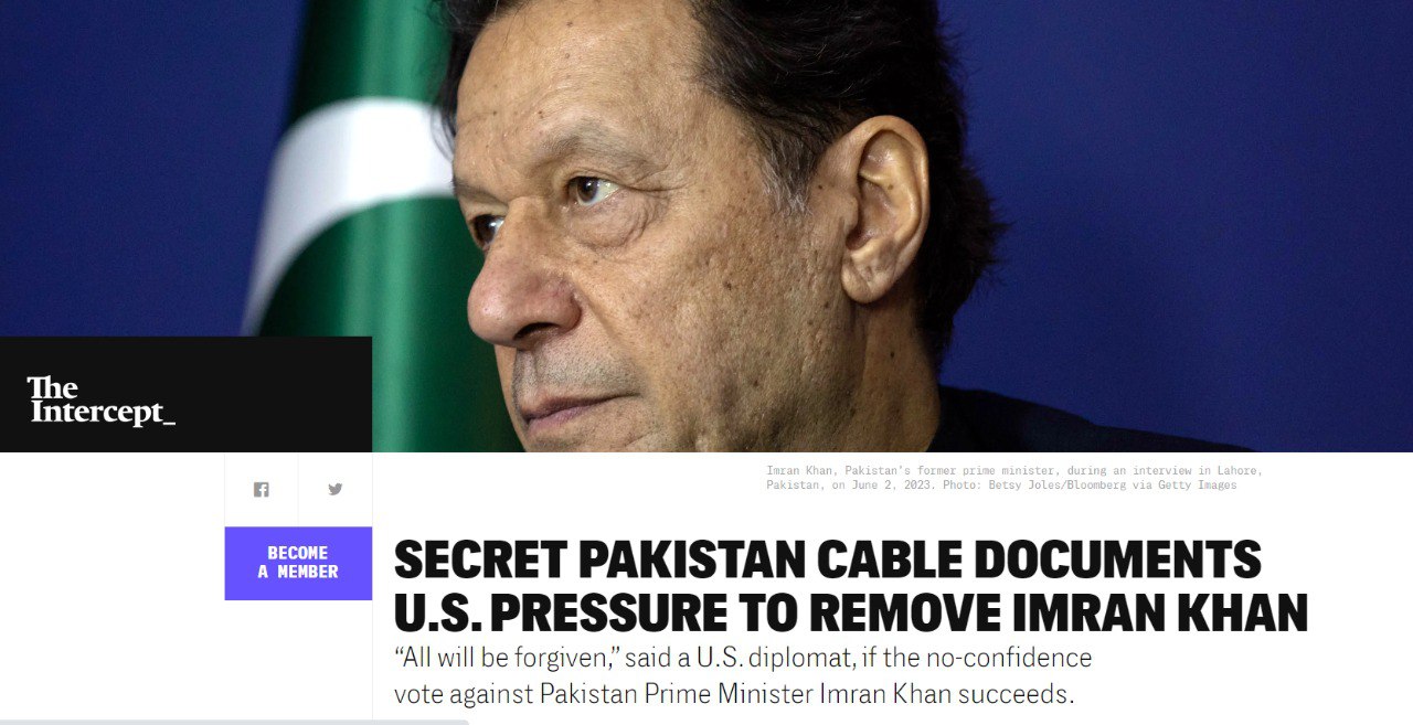 Госдеп США подталкивал Пакистан к смещению Имрана Хана