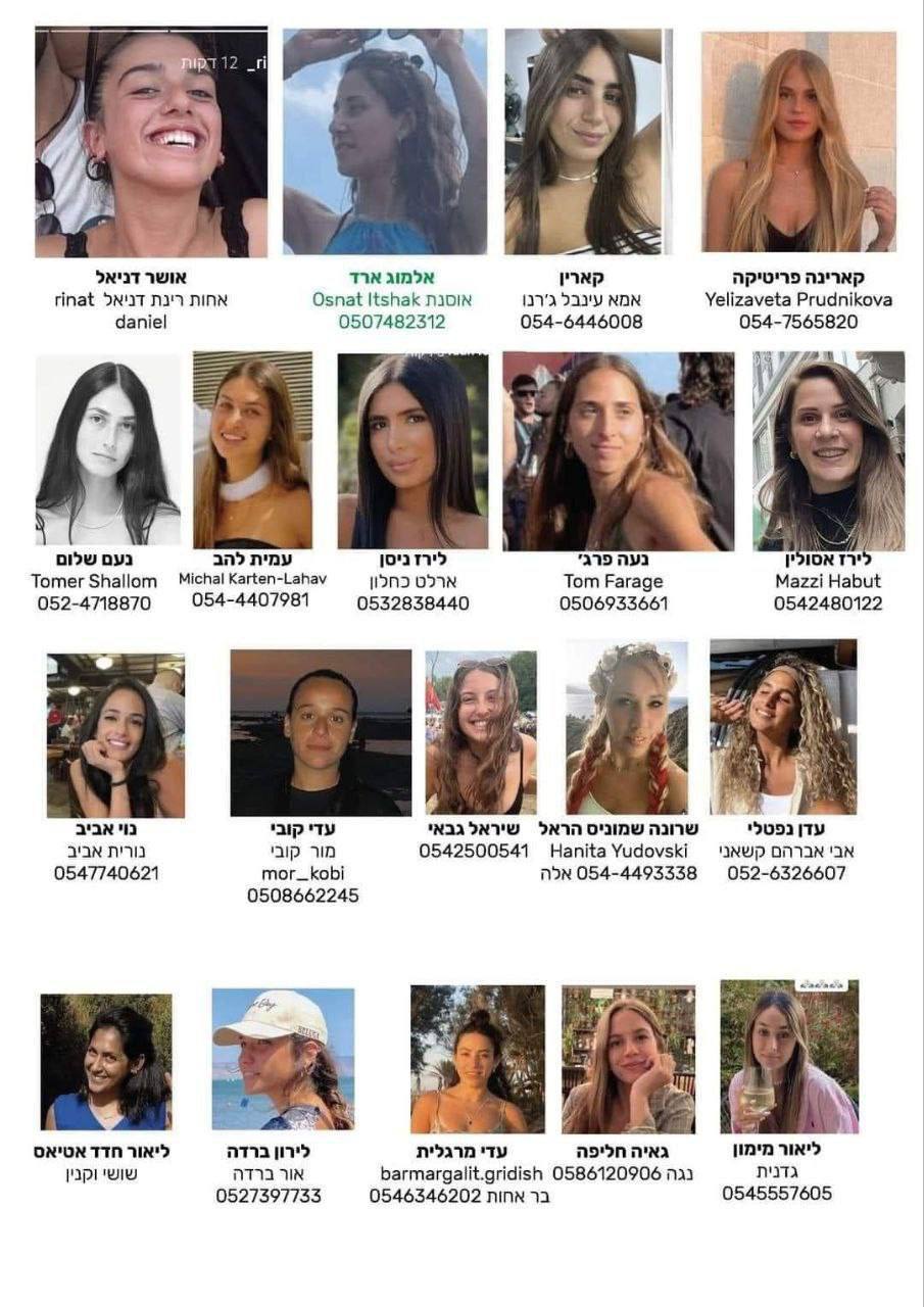 Пропавшие в Израиле женщины