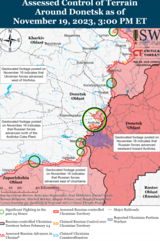 Карта ISW