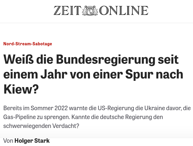 Скриншот публикации из Die Zeit