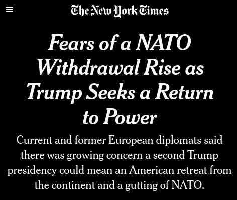 Снимок заголовка на nytimes.com
