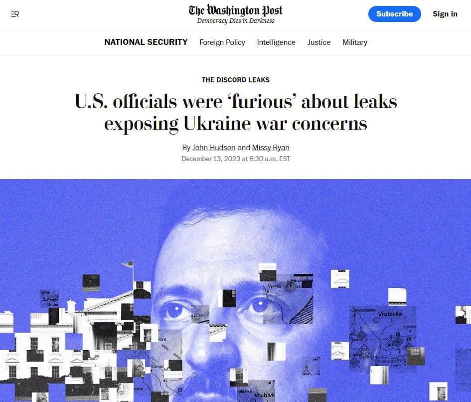 Снимок заголовка в The Washington Post