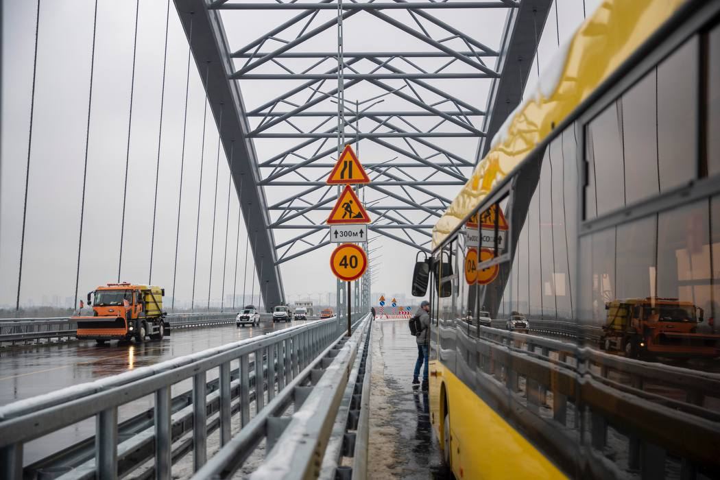Движение через Подольско-Воскресенский мост (2). Фото - Телеграм
